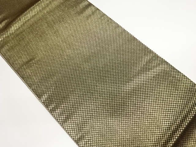 JAPANESE FUKURO OBI / REVERSIBLE / WOVEN CHECKERED
